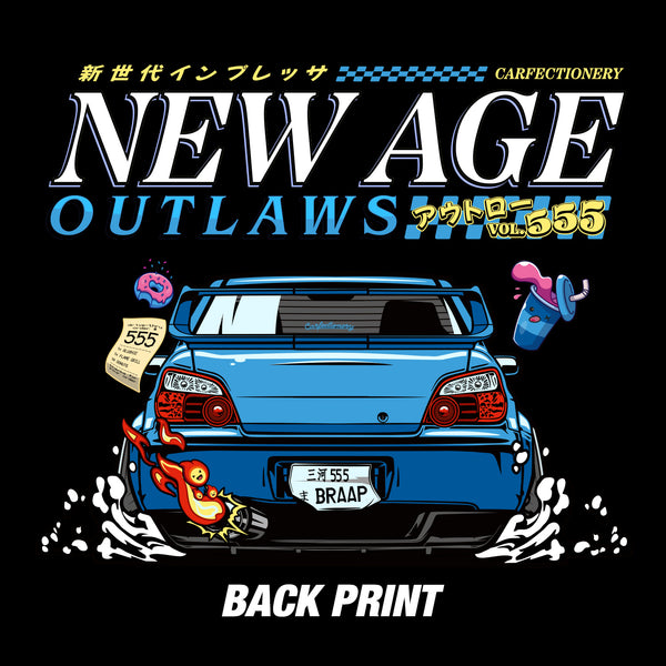 Carfectionery New Age Outlaws Impreza T-Shirt
