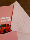 You Make My Lights Pop-Up - MX-5 Valentines Card