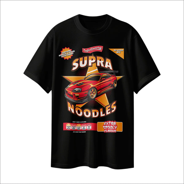 Carfectionery Supra Noodles Black T-Shirt