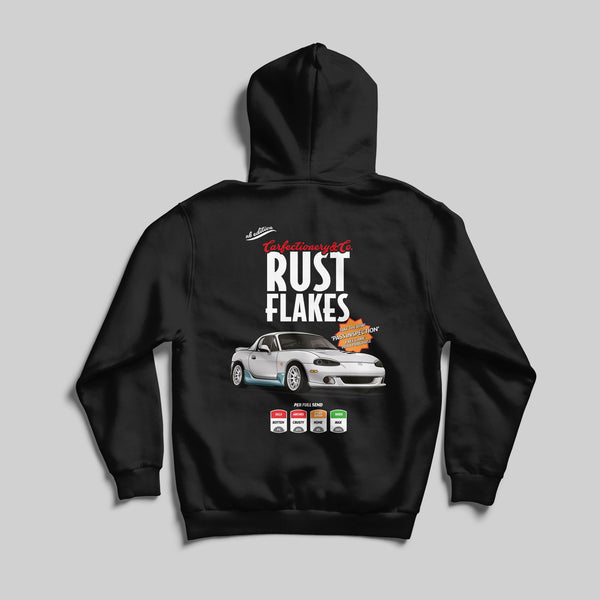 Rust Flakes MX-5 NB EDITION Hoodie - Front and Back Print