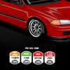Carfectionery Civic VTEC De-Kat / De-Cat Black T-Shirt