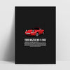 Carfectionery NA MX-5 400gsm A4 Art Print