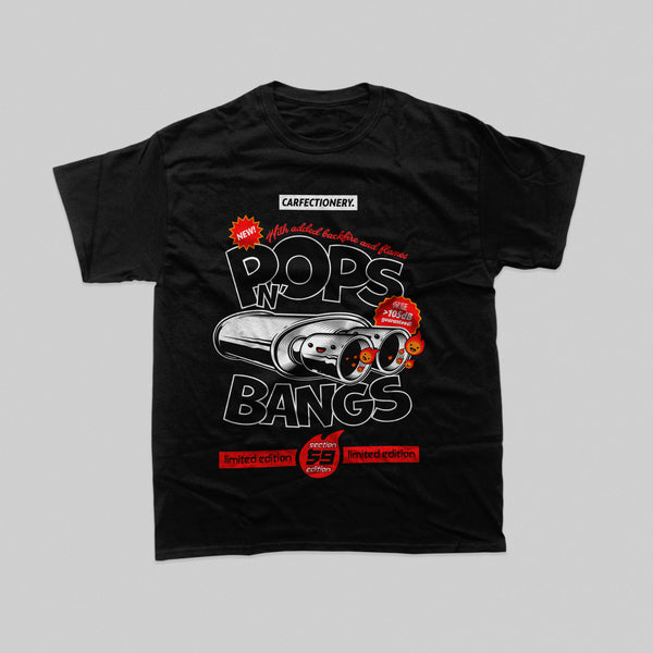 Carfectionery Pops 'n' Bangs Exhaust Tee (outlet - med)