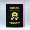 Traction Control Off Greeting Card