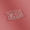 Carfectionery Pops 'n' Bangs White Vinyl Sticker