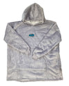 Carfectionery You Make My Lights Pop-Up Premium Fleece Hooded Blanket (Silver)