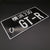 Black GT-R Nissan JDM Japanese Pressed License Plate